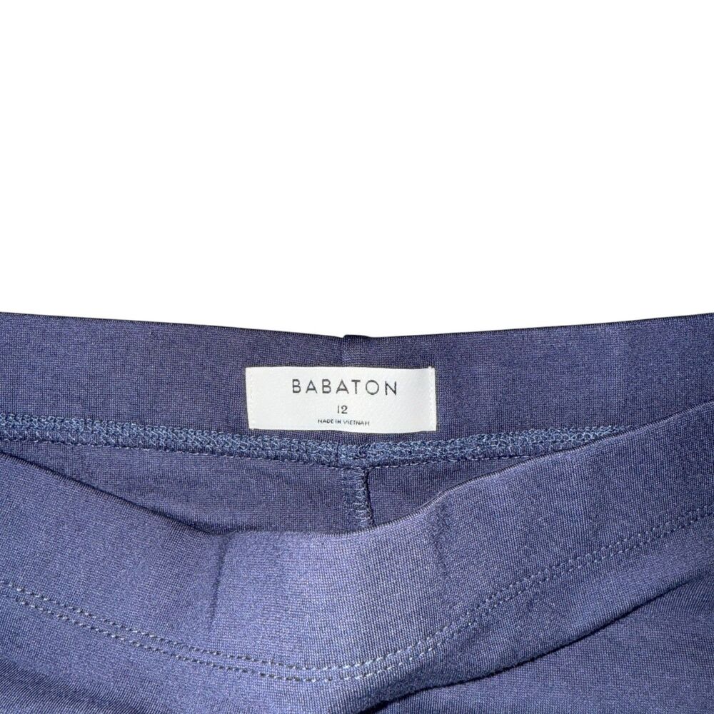 EUC Aritzia Babaton Pencil‎ Slit Skirt Size 12 Dive Blue - Picture 3 of 5